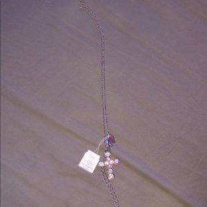 Lia sophia cross necklace